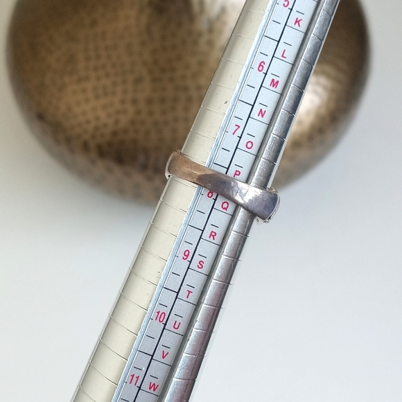 Antique 925 Sterling Silver Filigree Ring with Clear Crystal Quartz Gemstone 8 - Picture 11 of 15